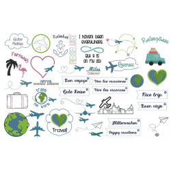 Stickserie - Reise Set